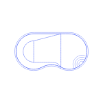 Layouts Swimming Pools Flat Figure Eight Swimming Pools Craft Design Svg File Free Vectors